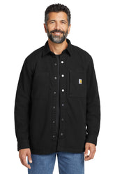 Carhartt® Rugged Flex® Fleece-Lined Shirt Jac - Black - S